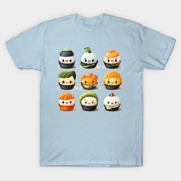 Sushi Family T-Shirt by apsi